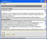 LockMyText screenshot